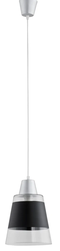 Pendelleuchte Glas Schwarz Trick