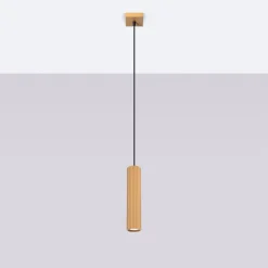 Pendelleuchte GU10 B: 8 cm H: max. 118 cm Aluminium in Gold