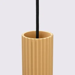 Pendelleuchte GU10 B: 8 cm H: max. 118 cm Aluminium in Gold