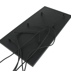 Pendelleuchte in Bernstein Graphit 6xE27 Esstisch