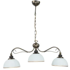 Pendelleuchte in Braun antik L:74cm Esstisch Lampe