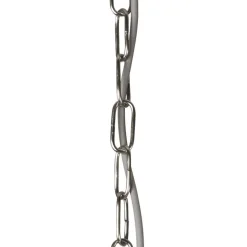 Pendelleuchte Jugendstil Ø 27 cm Glas Metall in Silber Klar