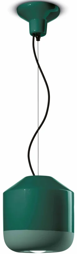 Pendelleuchte Keramik E27 Ø 24 cm H: max. 145 cm rund