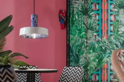 Pendelleuchte Keramik E27 Ø 35 cm rund H: max. 146 cm