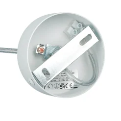 Pendelleuchte Keramik Weiß bemalbar Ø 7,5 cm schmal