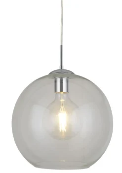 Pendelleuchte Kugel Schirm Ø 30 cm Glas E27 H: max. 1,2 m