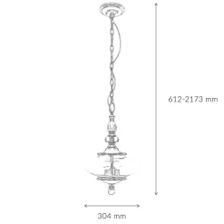 Pendelleuchte LYN Messing Ø30cm kürzbar Lampe