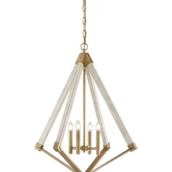 Pendelleuchte MADEA Messing Ø61cm kürzbar Lampe