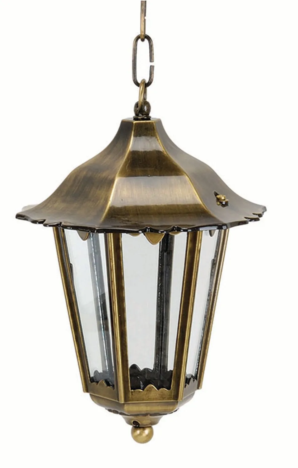 Pendelleuchte Messing IP43 außen Rustikal SITIA