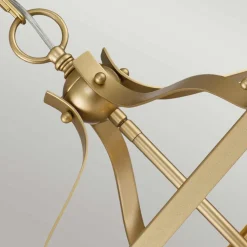 Pendelleuchte Metall 30,5 cm breit H: max. 246,4 cm 3x E14