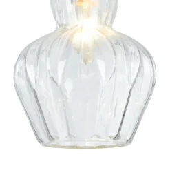 Pendelleuchte Metall Glas E14 Ø 16 cm H: max. 143 cm