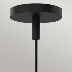 Pendelleuchte Metall Glas B: 34,3 cm H: max. 221,9 cm E27