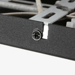 Pendelleuchte Metall Stoff Schwarz Weiß 140 cm blendarm