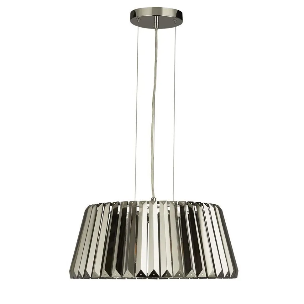 Pendelleuchte Rauchglas Kristall Ø 47 cm H: max. 150 cm