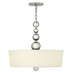 Pendelleuchte ROMINA Nickel Ø51cm kürzbar Lampe