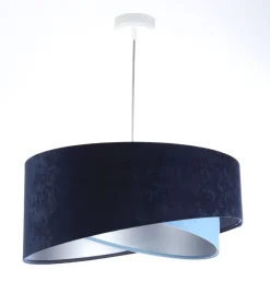 Pendelleuchte rund Ø 50 cm E27 Stoff Velours Optik