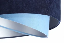 Pendelleuchte rund Ø 50 cm E27 Stoff Velours Optik