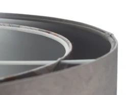 Pendelleuchte rund D: 50 cm Stoff Velours Optik KARIM