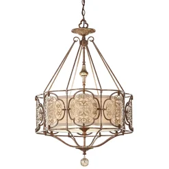 Pendelleuchte SAMEA Creme Ø54cm kürzbar Lampe