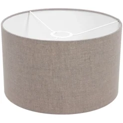 Pendelleuchte Schwarz Grau Metall Stoff 140 cm wohnlich