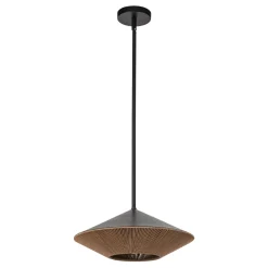 Pendelleuchte Seil Metall Ø 38,1 cm H: max. 137,8 cm