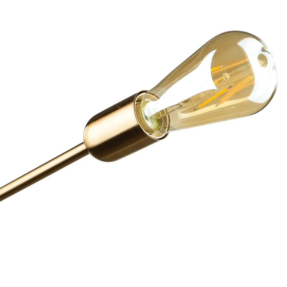 Pendelleuchte Sputnik in Messing Retro verstellbar