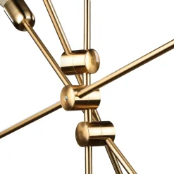 Pendelleuchte Sputnik in Messing Retro verstellbar