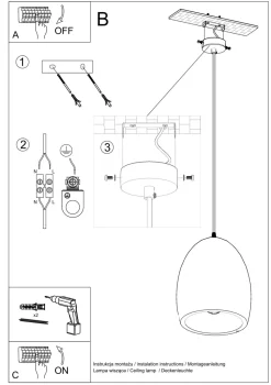 Pendelleuchte Weiß Ø 30 cm Keramik bemalbar E27 TEVEL