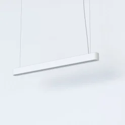 Pendelleuchte Weiß 3000 K 2300 lm T8 LED länglich 95 cm