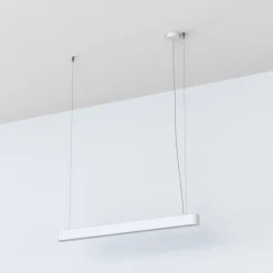 Pendelleuchte Weiß 3000 K 2300 lm T8 LED länglich 95 cm