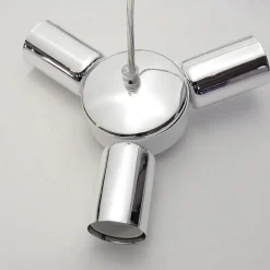 Pendelleuchte Weiß Metall Design höhenverstellbar