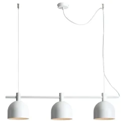 Pendelleuchte Weiß Metall E27 Metall 83 cm 3-flammig