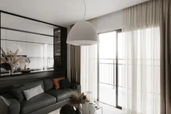 Pendelleuchte Weiß Stoff Glas Ø 60 cm groß 3x E27 DIYA