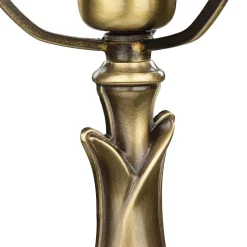 Pilzleuchte Messing massiv Jugendstil