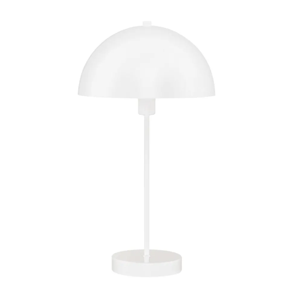 Pilzleuchte Weiß E14 46,2 cm Ø 25 cm Metall Bauhaus