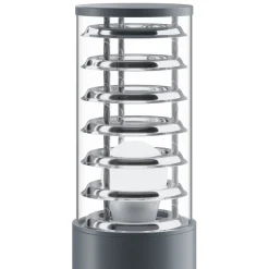 Pollerleuchte Aluminium 79,6 cm IP54 Grau E27 rund