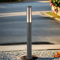 Pollerleuchte IP42 E27 100 cm hoch in Schwarz