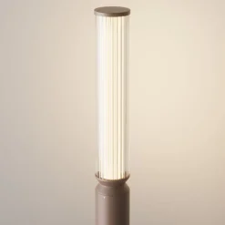 Pollerleuchte LED Aluminium Glas 78,5 cm IP65 rund