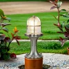 Premium Außenlampe Messing Glas IP54 Garten Weg