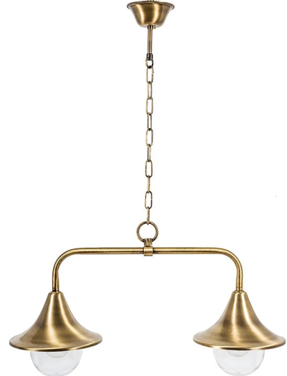 Premium Außenleuchte Terrasse Balkon Messing VOLOS