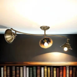 Premium Deckenleuchte Bronze Antik 3-flmg