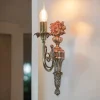 Premium Wandlampe Echt-Messing in Bronze Klassisch