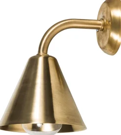 Premium Wandleuchte Messing massiv E27 Wohnzimmer