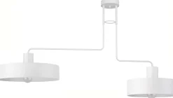 Retro Deckenleuchte Mehrflammig Metall E27 in Weiß