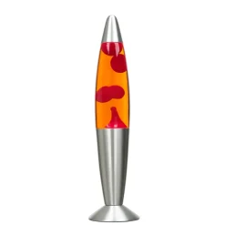 Retro Lavalampe Rot Orange Kabelschalter G9 TIMMY