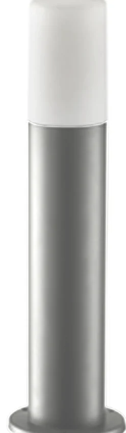 RGB Pollerleuchte LED 80 cm IP44 Grau Weiß Edelstahl