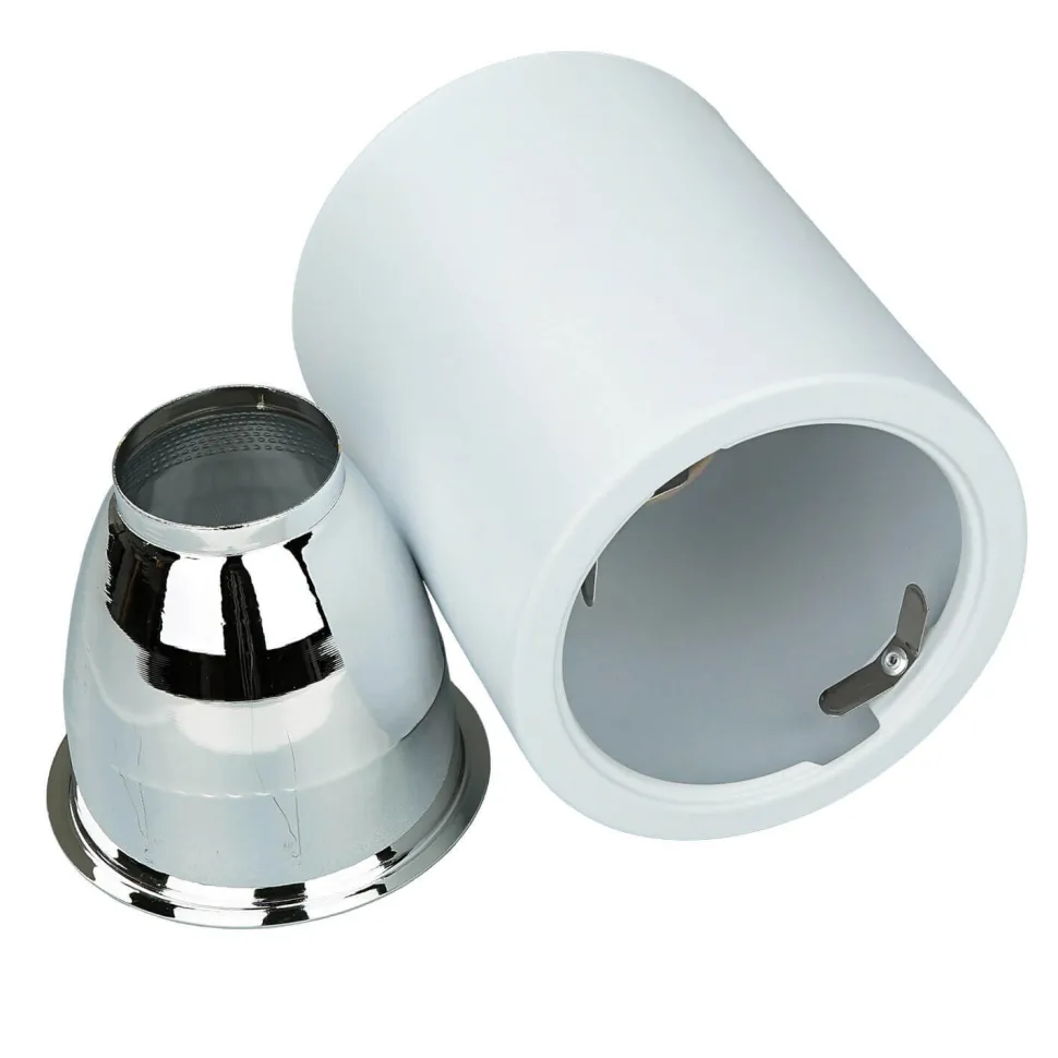 Runde Bauhaus Deckenleuchte Deckenlampe für die Küche in Weiß