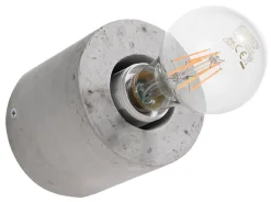 Runde Betonlampe Wand Ø10cm klein für E27 Wandleuchte