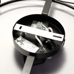 Runde Deckenlampe Rustikal Ø47cm Glas ATHEN