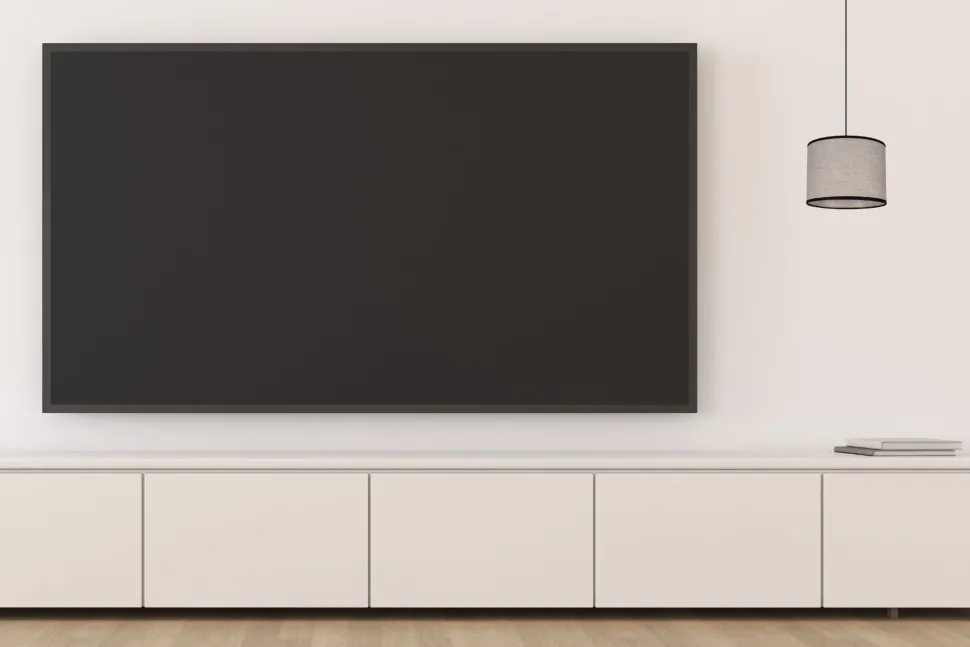 Runde Hängelampe Stoff Schwarz Beige E27 Ø20 cm Modern